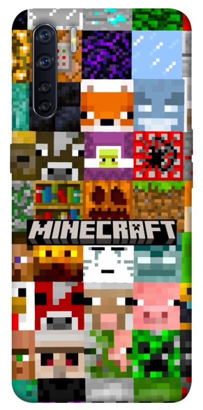 Чехол itsPrint Minecraft collage для Oppo A91, игры, купить оптом с доставкой