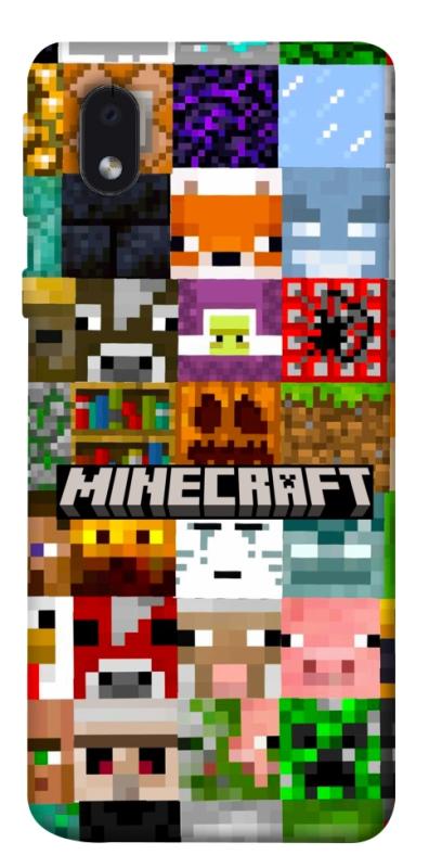 Чехол itsPrint Minecraft collage для Samsung Galaxy M01 Core / A01 Core, игры, купить оптом с доставкой
