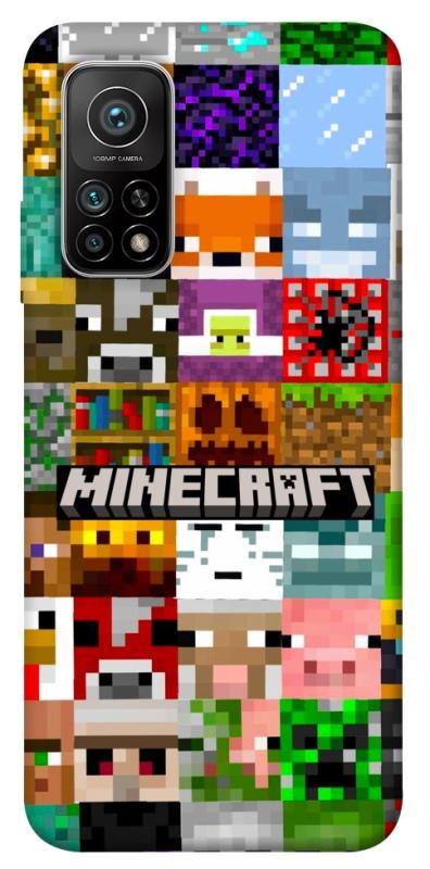 Чехол itsPrint Minecraft collage для Xiaomi Mi 10T, игры, купить оптом с доставкой