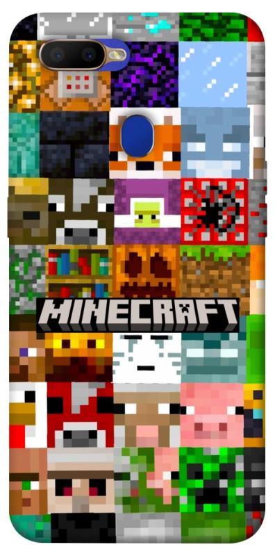 Чехол itsPrint Minecraft collage для Oppo A5s / Oppo A12, игры, купить оптом с доставкой