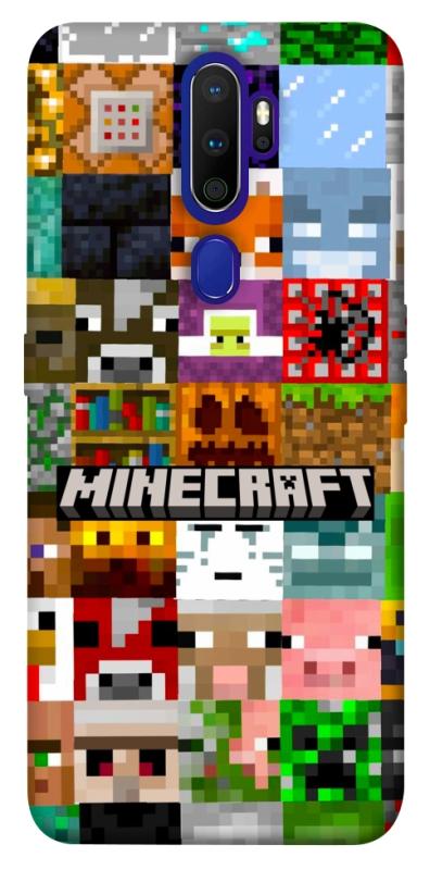 Чехол itsPrint Minecraft collage для Oppo A5 (2020) / Oppo A9 (2020), игры, купить оптом с доставкой