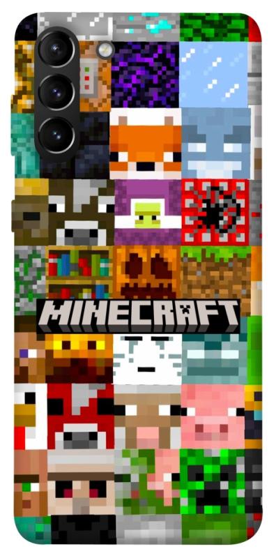 Чехол itsPrint Minecraft collage для Samsung Galaxy S21+, игры, купить оптом с доставкой