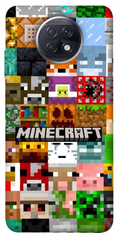 Чехол itsPrint Minecraft collage для Xiaomi Redmi Note 9 5G / Note 9T, игры, купить оптом с доставкой