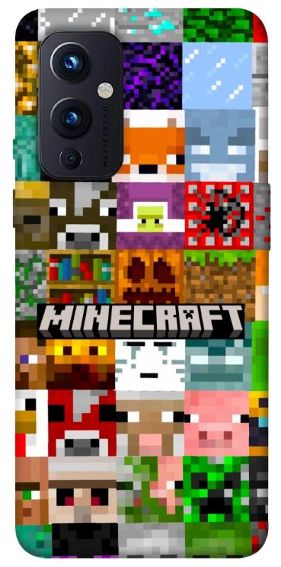 Чехол itsPrint Minecraft collage для OnePlus 9, игры, купить оптом с доставкой