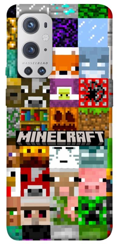 Чехол itsPrint Minecraft collage для OnePlus 9 Pro, игры, купить оптом с доставкой