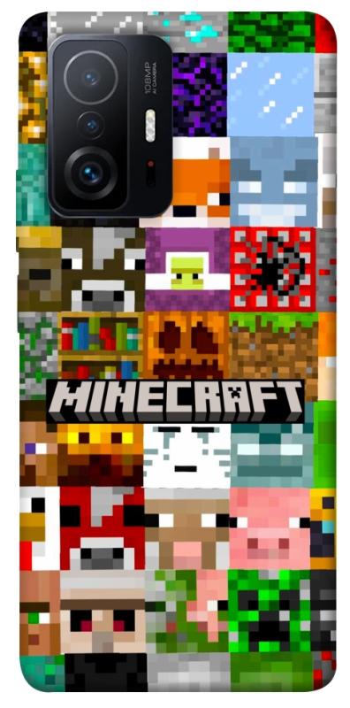 Чехол itsPrint Minecraft collage для Xiaomi 11T / 11T Pro, игры, купить оптом с доставкой