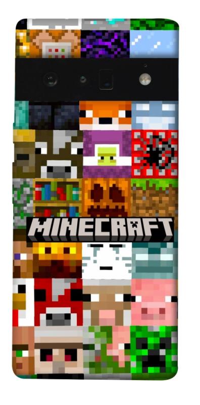 Чохол itsPrint Minecraft collage для Google Pixel 6 Pro, ігри, купити оптом з доставкою