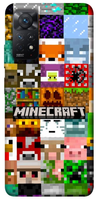Чехол itsPrint Minecraft collage для Xiaomi Redmi Note 11 Pro 4G/5G, игры, купить оптом с доставкой