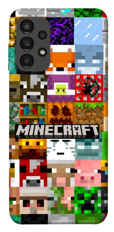 Чехол itsPrint Minecraft collage для Samsung Galaxy A13 4G, игры, купить оптом с доставкой