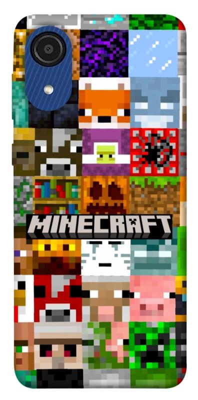Чехол itsPrint Minecraft collage для Samsung Galaxy A03 Core, игры, купить оптом с доставкой