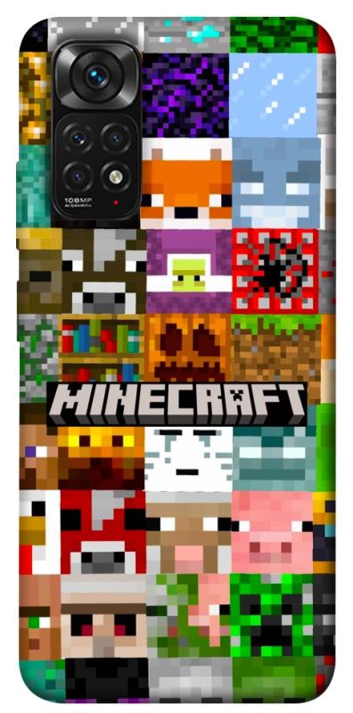 Чехол itsPrint Minecraft collage для Xiaomi Redmi Note 11 (Global) / Note 11S, игры, купить оптом с доставкой