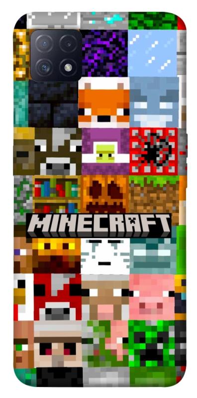 Чехол itsPrint Minecraft collage для Oppo A72 5G / A73 5G, игры, купить оптом с доставкой