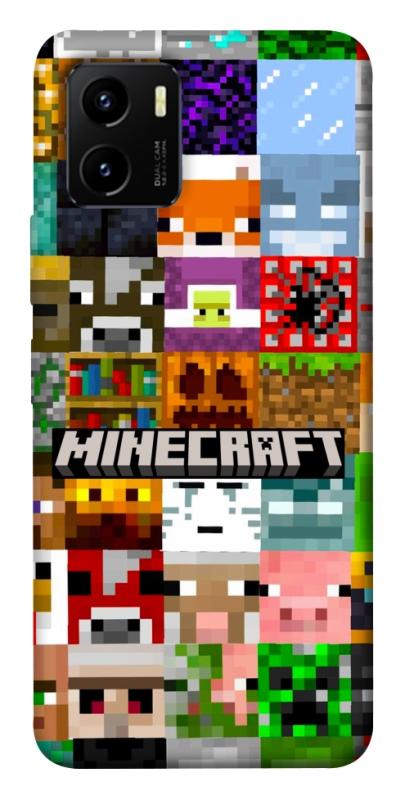Чехол itsPrint Minecraft collage для Vivo Y15s, игры, купить оптом с доставкой