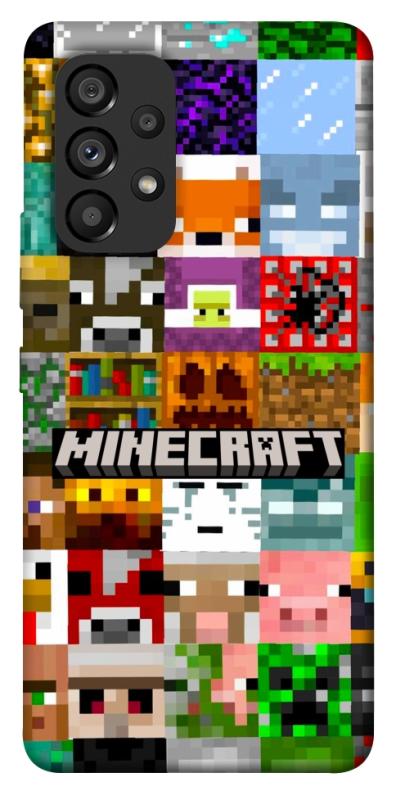 Чехол itsPrint Minecraft collage для Samsung Galaxy A53 5G, игры, купить оптом с доставкой