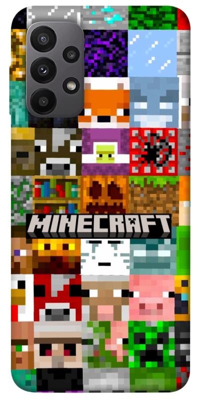 Чехол itsPrint Minecraft collage для Samsung Galaxy A23 4G, игры, купить оптом с доставкой