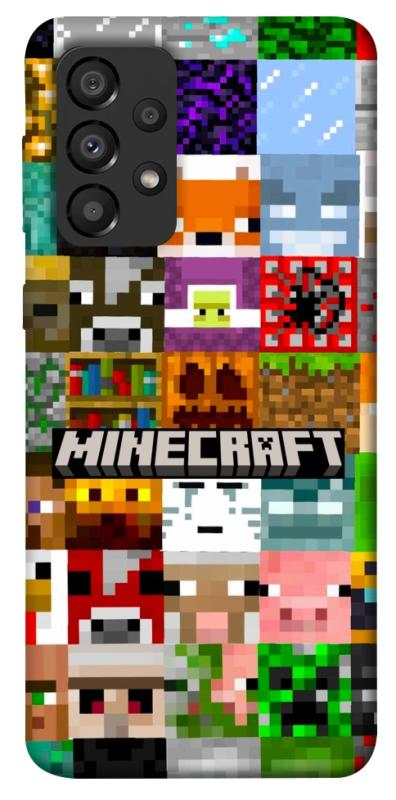 Чехол itsPrint Minecraft collage для Samsung Galaxy A33 5G, игры, купить оптом с доставкой