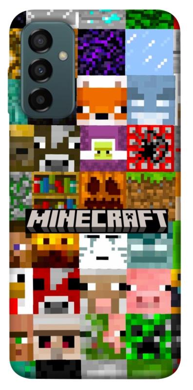 Чехол itsPrint Minecraft collage для Samsung Galaxy M23 5G, игры, купить оптом с доставкой