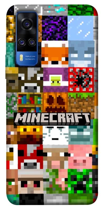 Чохол itsPrint Minecraft collage для Vivo Y51a, ігри, купити оптом з доставкою