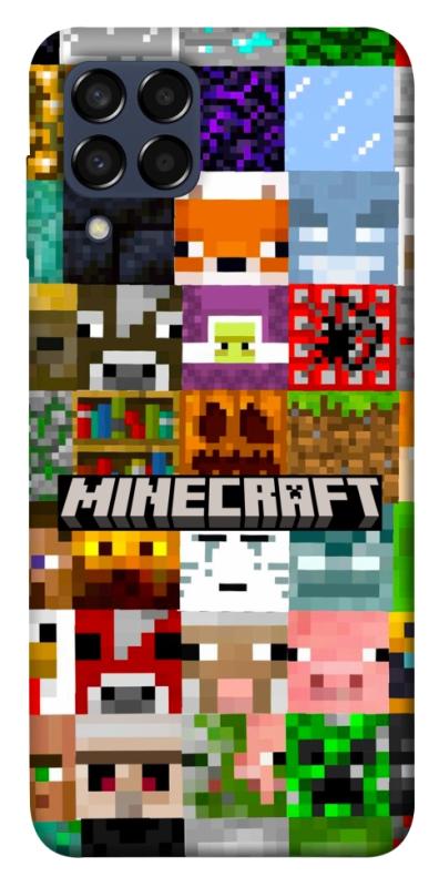 Чехол itsPrint Minecraft collage для Samsung Galaxy M33 5G, игры, купить оптом с доставкой