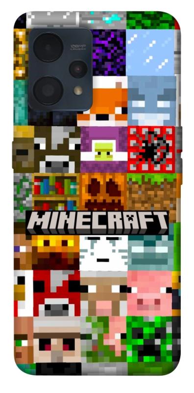 Чехол itsPrint Minecraft collage для Realme 9 4G / 9 Pro+, игры, купить оптом с доставкой