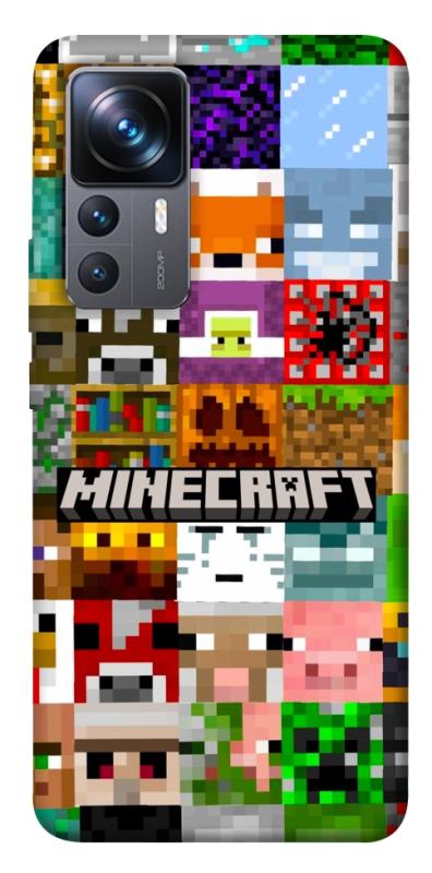 Чехол itsPrint Minecraft collage для Xiaomi 12T / 12T Pro, игры, купить оптом с доставкой