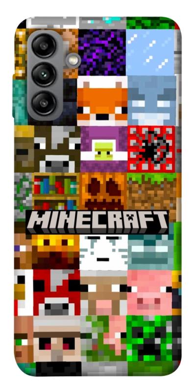 Чехол itsPrint Minecraft collage для Samsung Galaxy A04s, игры, купить оптом с доставкой