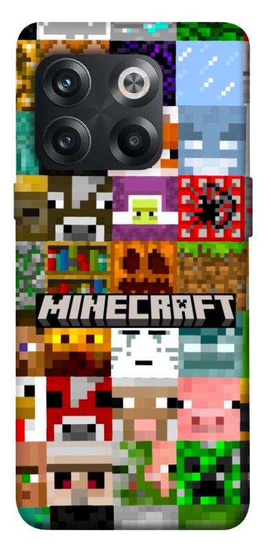 Чехол itsPrint Minecraft collage для OnePlus 10T, игры, купить оптом с доставкой
