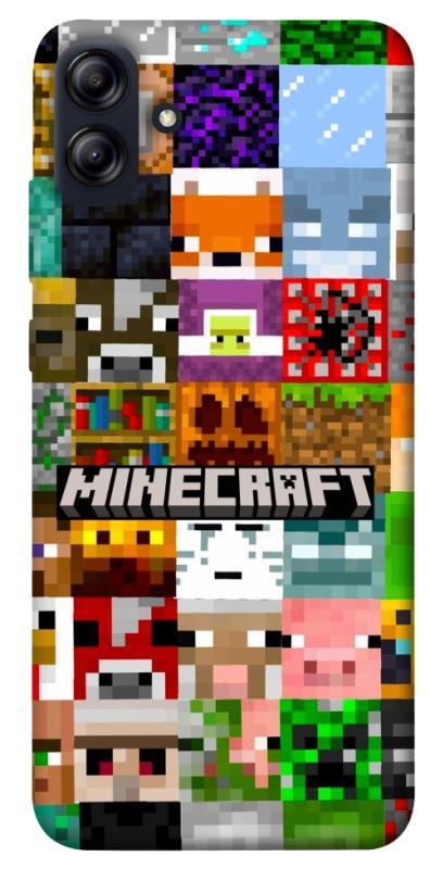 Чехол itsPrint Minecraft collage для Samsung Galaxy A04e, игры, купить оптом с доставкой