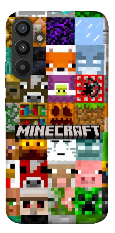 Чехол itsPrint Minecraft collage для Samsung Galaxy A34 5G, игры, купить оптом с доставкой
