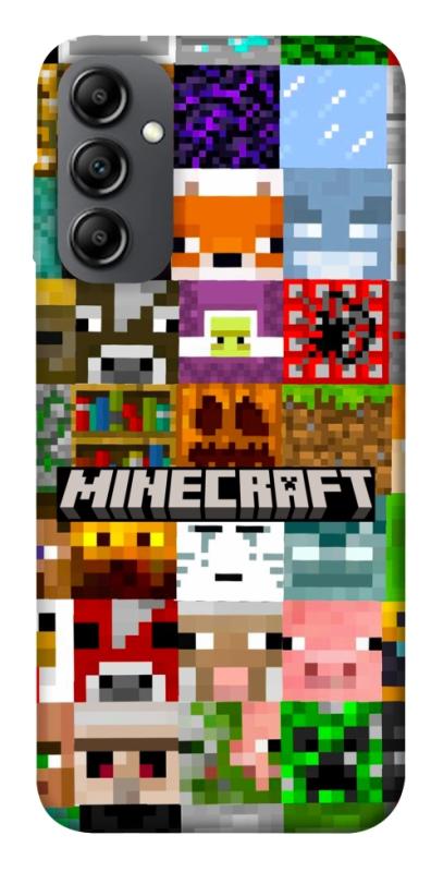 Чехол itsPrint Minecraft collage для Samsung Galaxy A14 4G/5G, игры, купить оптом с доставкой