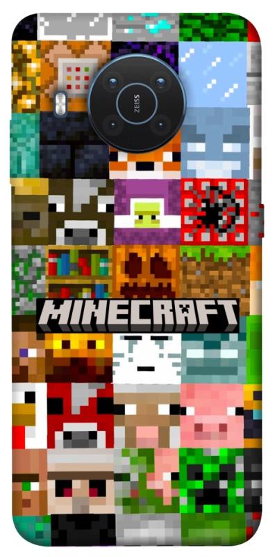 Чехол itsPrint Minecraft collage для Nokia X10 / X20, игры, купить оптом с доставкой