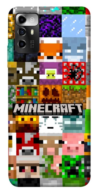 Чехол itsPrint Minecraft collage для ZTE Blade A72, игры, купить оптом с доставкой