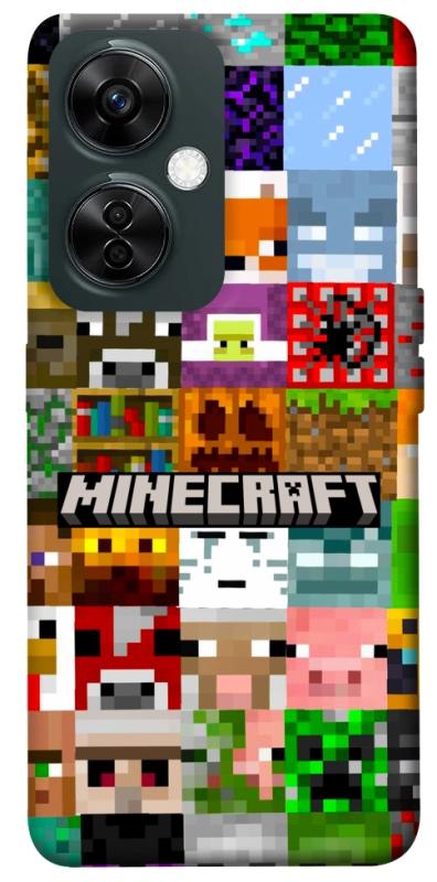Чехол itsPrint Minecraft collage для OnePlus Nord CE 3 Lite, игры, купить оптом с доставкой