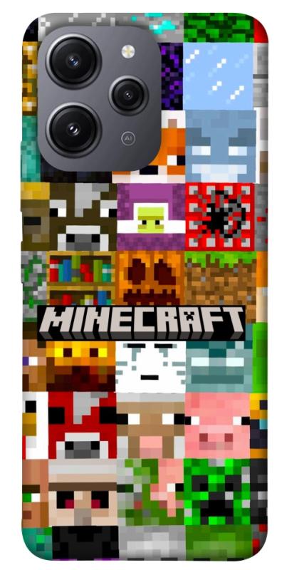 Чехол itsPrint Minecraft collage для Xiaomi Redmi 12, игры, купить оптом с доставкой