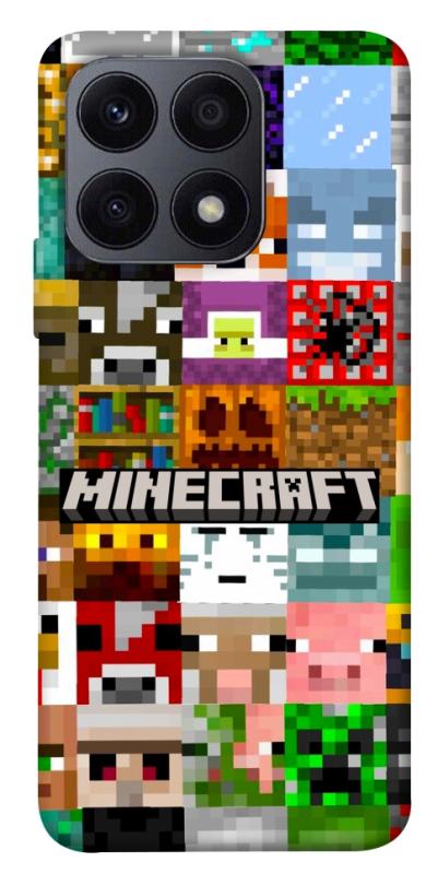 Чехол itsPrint Minecraft collage для Huawei Honor X8a, игры, купить оптом с доставкой