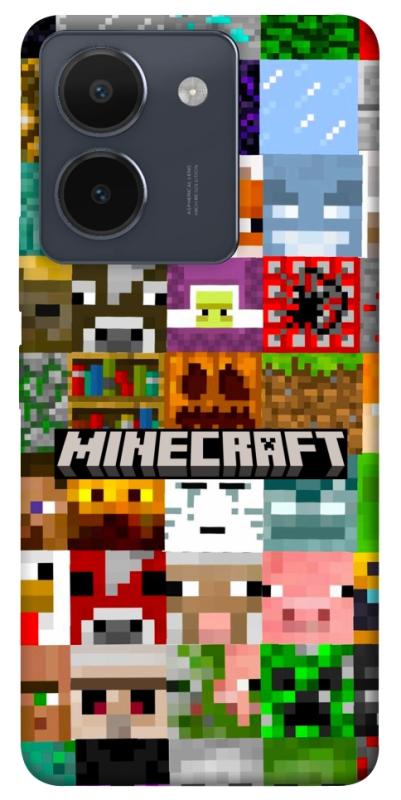Чехол itsPrint Minecraft collage для Vivo Y36, игры, купить оптом с доставкой