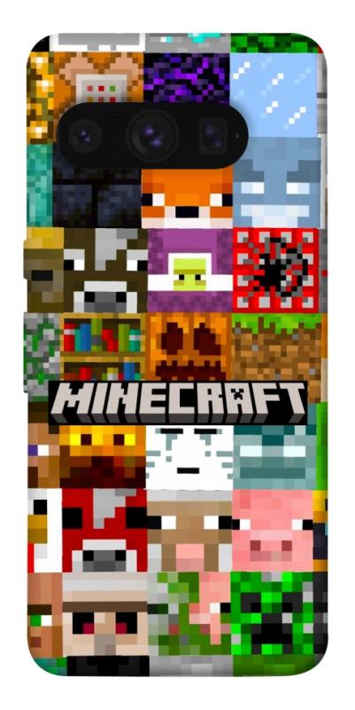 Чохол itsPrint Minecraft collage для Google Pixel 8 Pro, ігри, купити оптом з доставкою