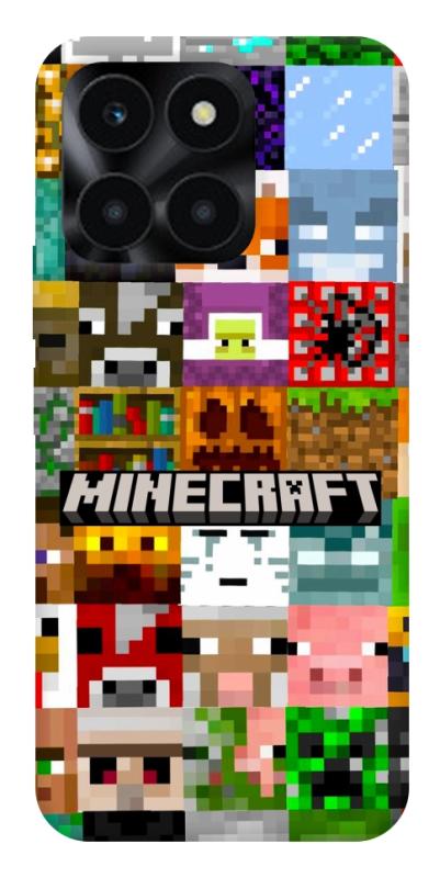 Чехол itsPrint Minecraft collage для Huawei Honor X6a, игры, купить оптом с доставкой
