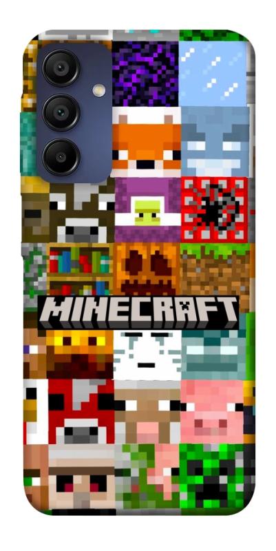 Чехол itsPrint Minecraft collage для Samsung Galaxy A15 4G/5G, игры, купить оптом с доставкой