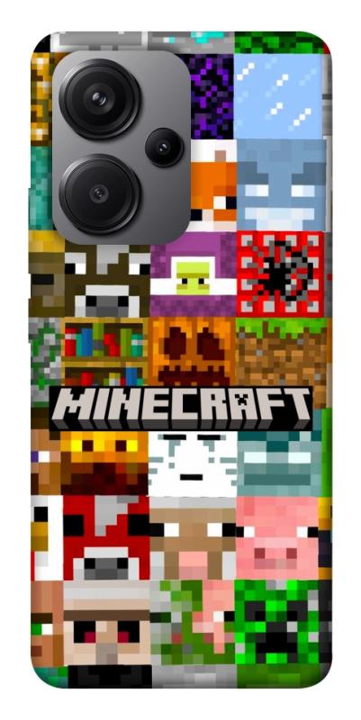 Чехол itsPrint Minecraft collage для Xiaomi Redmi Note 13 Pro+, игры, купить оптом с доставкой