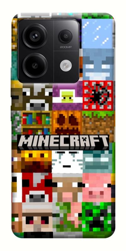 Чехол itsPrint Minecraft collage для Xiaomi Redmi Note 13 Pro 4G, игры, купить оптом с доставкой