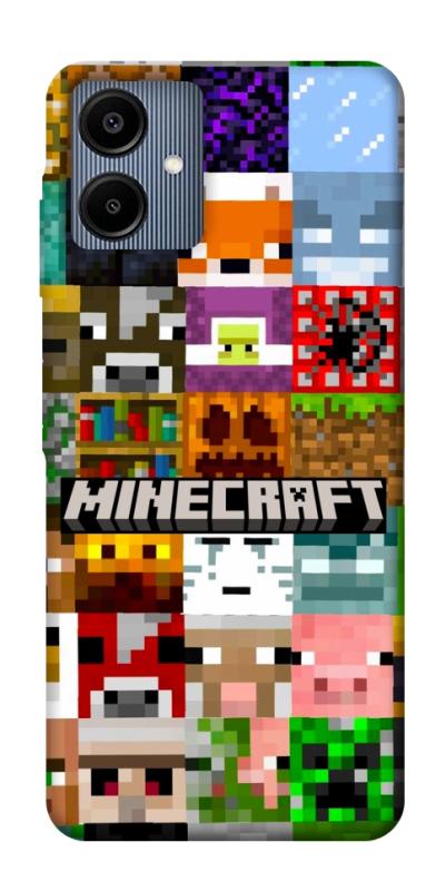 Чехол itsPrint Minecraft collage для Samsung Galaxy A06, игры, купить оптом с доставкой