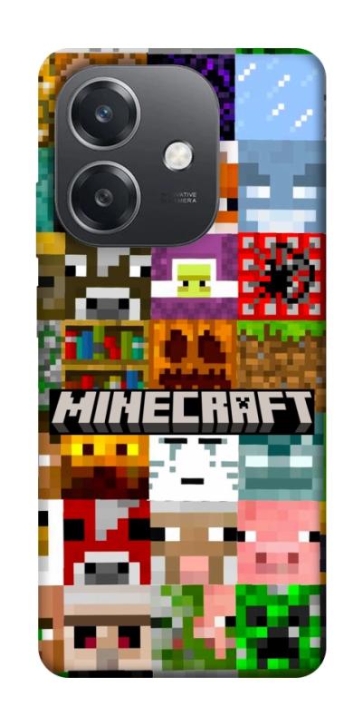 Чехол itsPrint Minecraft collage для Oppo A3 4G, игры, купить оптом с доставкой