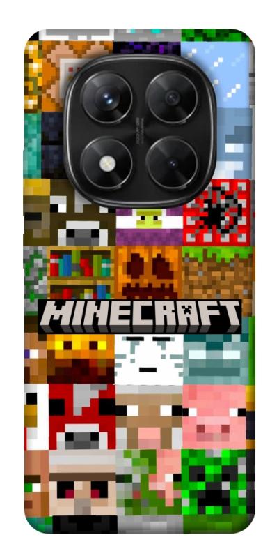 Чехол itsPrint Minecraft collage для Xiaomi Redmi Note 14 Pro 5G, игры, купить оптом с доставкой