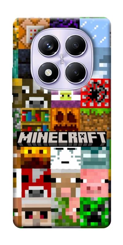 Чехол itsPrint Minecraft collage для Xiaomi Redmi Note 14 Pro 4G, игры, купить оптом с доставкой