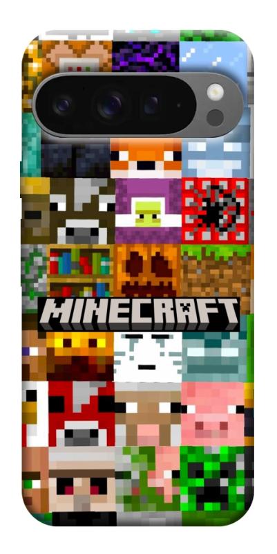 Чехол itsPrint Minecraft collage для Google Pixel 10 Pro XL, игры, купить оптом с доставкой