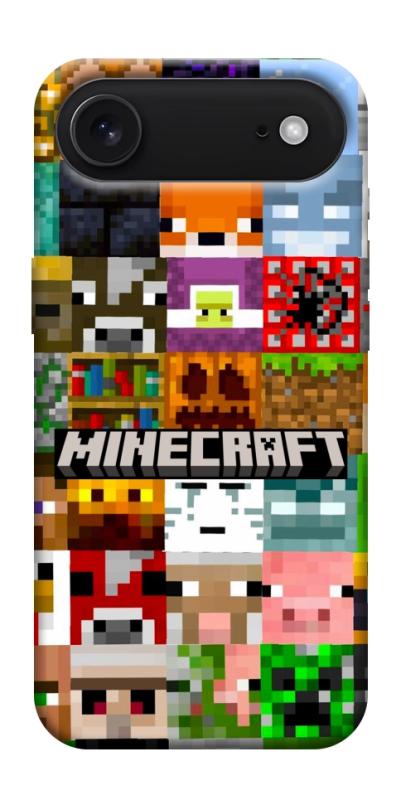 Чехол itsPrint Minecraft collage для Apple iPhone 17 Air (6.5"), игры, купить оптом с доставкой