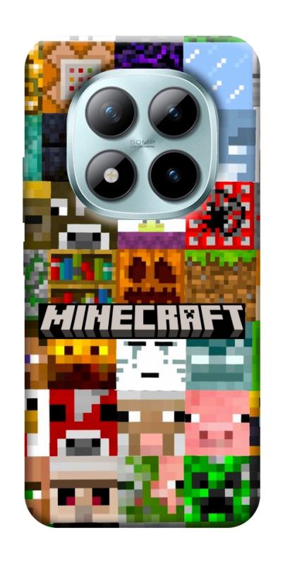 Чехол itsPrint Minecraft collage для Xiaomi Redmi Note 15 Pro 5G, игры, купить оптом с доставкой