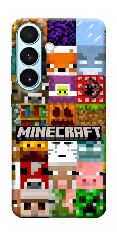 Чохол itsPrint Minecraft collage для Samsung Galaxy S26, ігри, купити оптом з доставкою