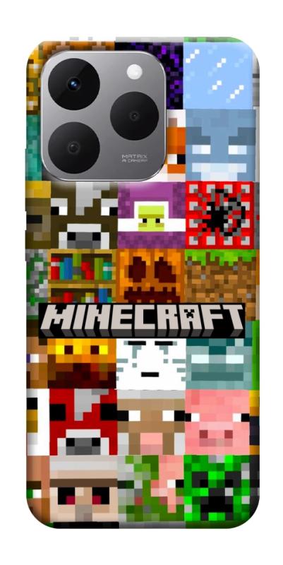 Чехол itsPrint Minecraft collage для Realme 15T, игры, купить оптом с доставкой